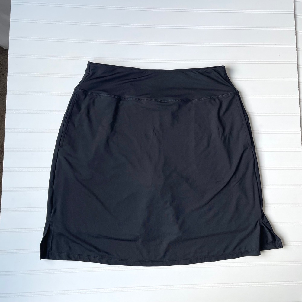Baleaf Black Athletic Skort Size XL Golf Pickleball Tennis Skirt + Shorts Pocket